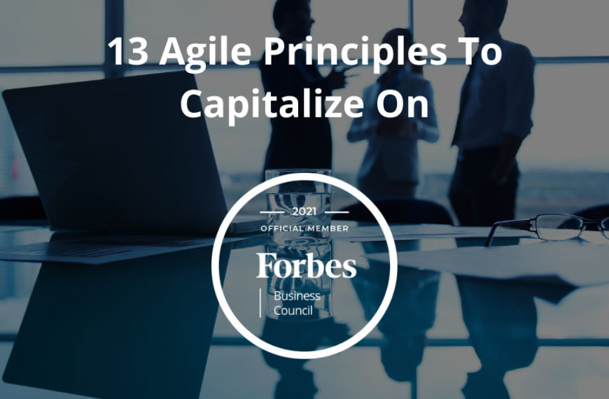 13 Agile Principles To Capitalize On